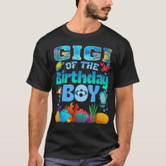 T-shirt Gigi de l'aquarium d'animaux marins du garçon d'an