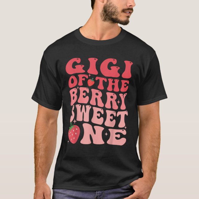 T-shirt Gigi Du Berry Sweet Un 1Er Anniversaire Fraise (Devant)