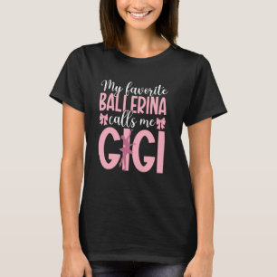 T-shirt Gigi, fière ballerine de ballet