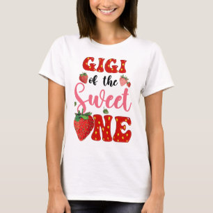 T-shirt Gigi Of Sweet One Strawberry Frist 1er anniversair