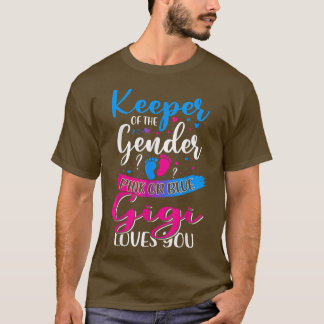 T-shirt Gigi Rose Ou Bleu Vous Aime Garder Révélation De S