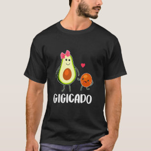 T-shirt Gigicado Cute Avocado Grandma femme enceinte