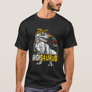 T-shirt Gigisaurus Leopard T Rex Dinosaur Gigi Saurus Moth