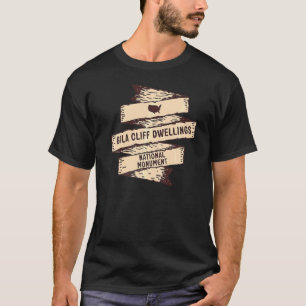 T-shirt Gila Cliff Logements Monument National Nouveau-Mex