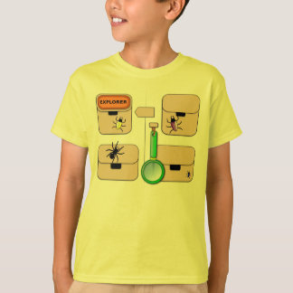 T-shirt Gilet d'explorateur avec le scarabée jaune