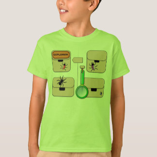 T-shirt Gilet d'explorateur avec le scarabée rouge