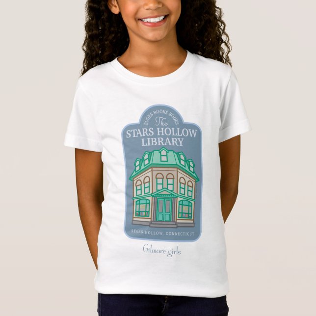 T-Shirt Gilmore Girls | Bibliothèque Stars Hollow (Devant)