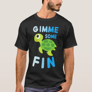 T-shirt Gimme Un Pun De Tortue Fin Drôle Mignonne Animal