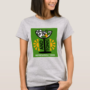 T-shirt Gin Et Boissons Toniques Art