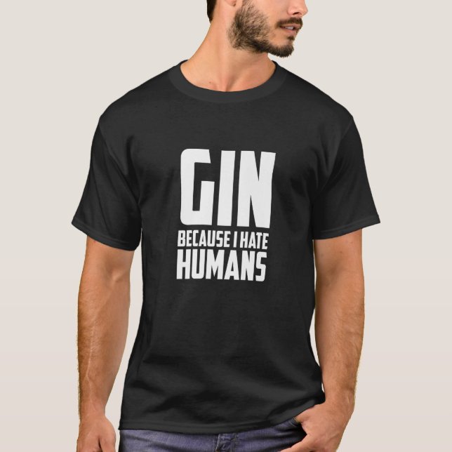 T-shirt Gin Tonic Long Drink Buveur de Gin Cocktail Gin et (Devant)