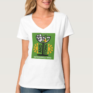 T-shirt Gin vintage Et Art Tonique