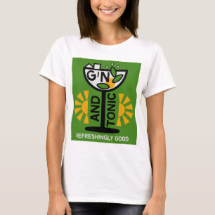 T-shirt Gin vintage Et Art Tonique