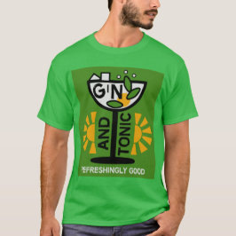 T-shirt Gin vintage Et Art Tonique