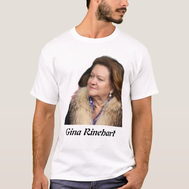 T-shirt Gina Rinehart (Devant)