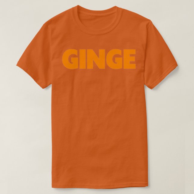 T-shirt Ginge RedheadGinger (Design devant)