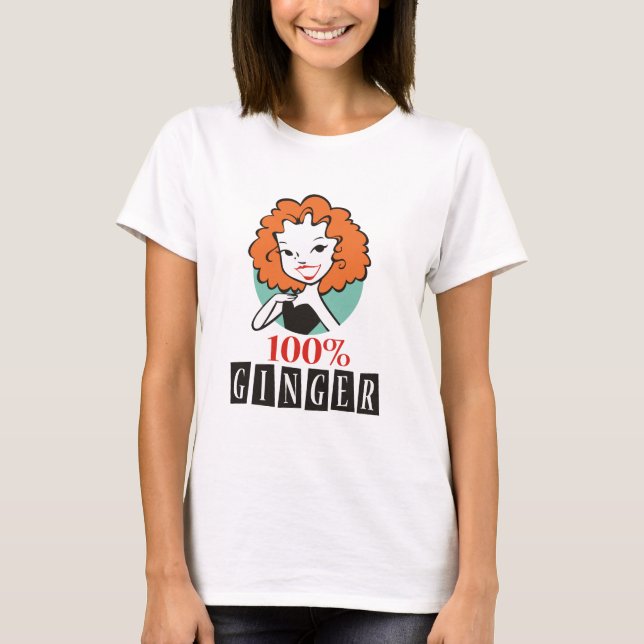 T-shirt Gingembre 100% (Devant)