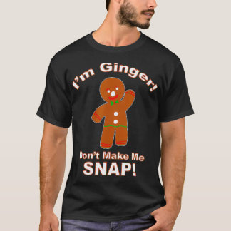 T-shirt Gingembre et rousse amusants pour les ingers et le