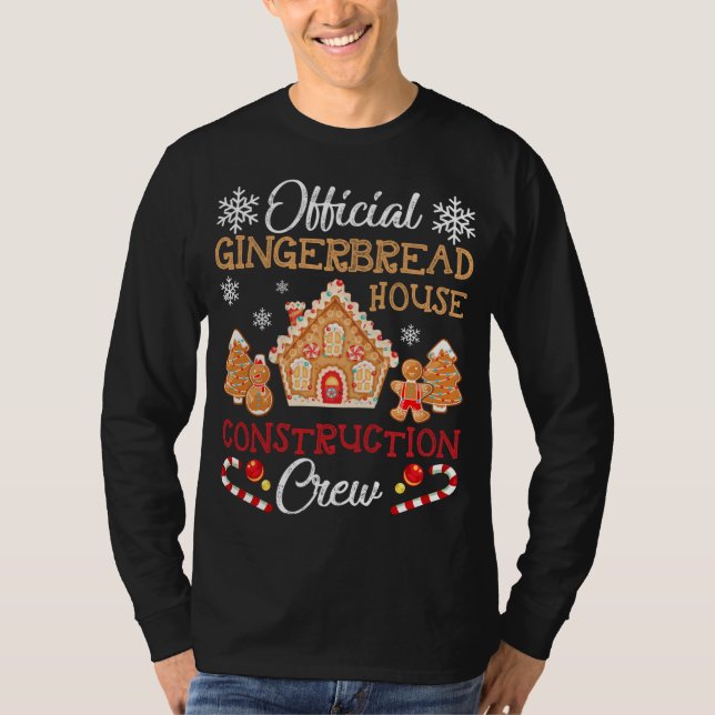 T-shirt Gingen officiel de construction de la maison de pa (Devant)