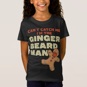 T-Shirt Ginger Beard Man Drôle Gingerbread Man