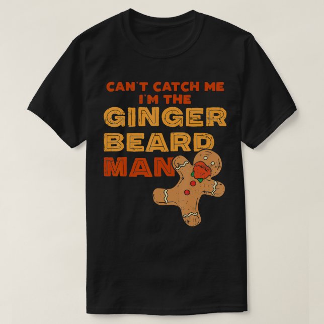 T-shirt Ginger Beard Man Drôle Hipster s Chromosome 4 (Design devant)