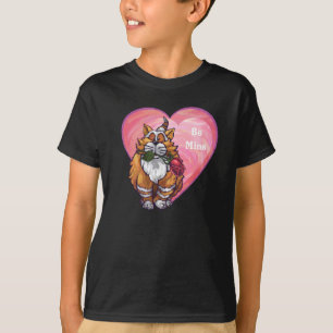 T-shirt Ginger Cat Saint-Valentin