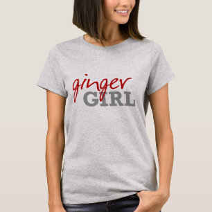 T-shirt Ginger Girl Redhead Freckles