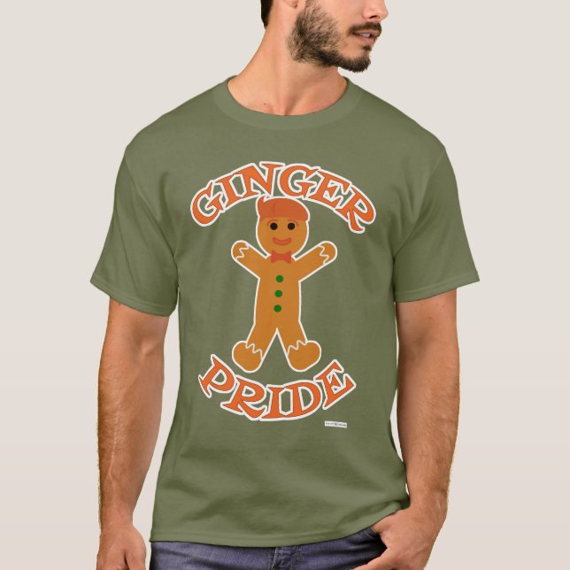 T-shirt Ginger Pride Coiffure Couleur de Vacances Design a (Devant)