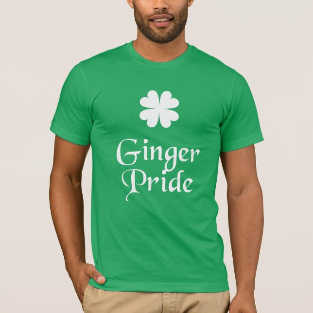 T-shirt Ginger Pride - Jour de la Saint Patrick (Devant)