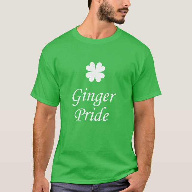 T-shirt Ginger Pride - Jour de la Saint Patrick (Devant)
