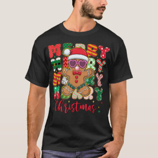 T-shirt Gingerbread Blowing Bubble Gum Pink Sunglasses Chr