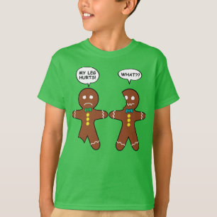 T-shirt Gingerbread Cookie Noël Humour Vert foncé