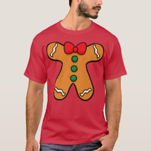 T-shirt Gingerbread Homme Costume Corps Pour Halloween Ou