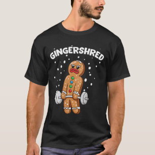 T-shirt Gingersher Funny Gingerbread Homme Gym Bodybuildin
