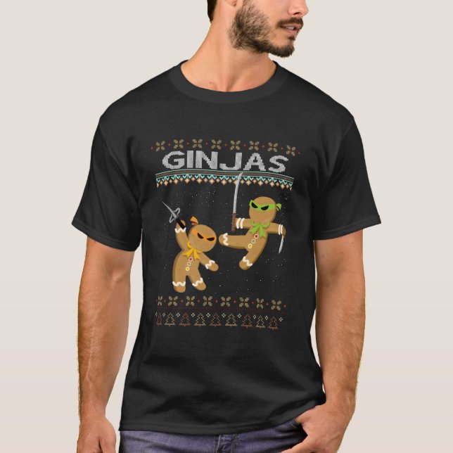 T-shirt Ginjas Pain d'épices Ninjas (Devant)