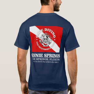 T-shirt Ginnie Springs (meilleures grottes)