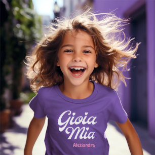 T-shirt Gioia Mia Italien My Joy Affectionate Terme Purple