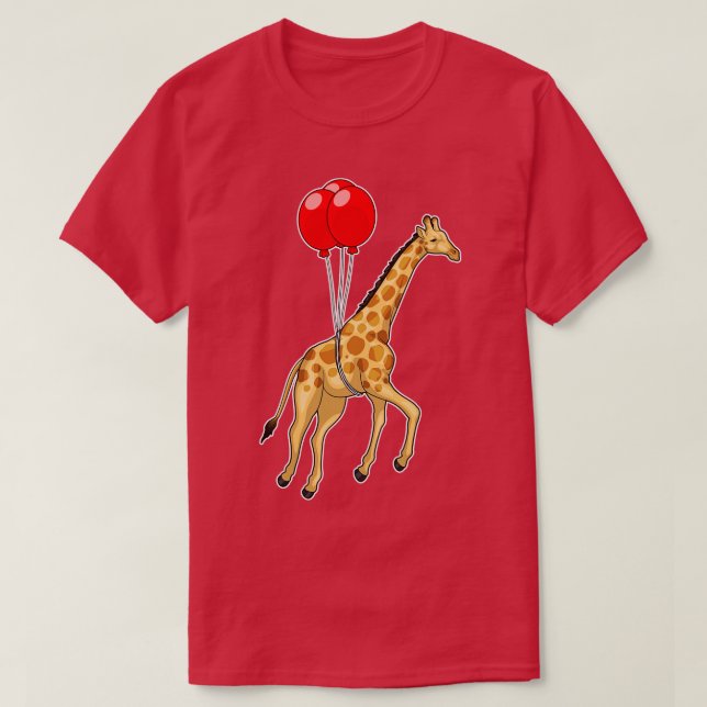 T-shirt Girafe balloon (Design devant)