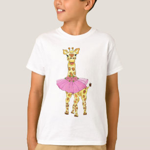 T-shirt Girafe dans le tutu