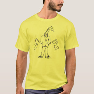 T-shirt girafe dans le tux