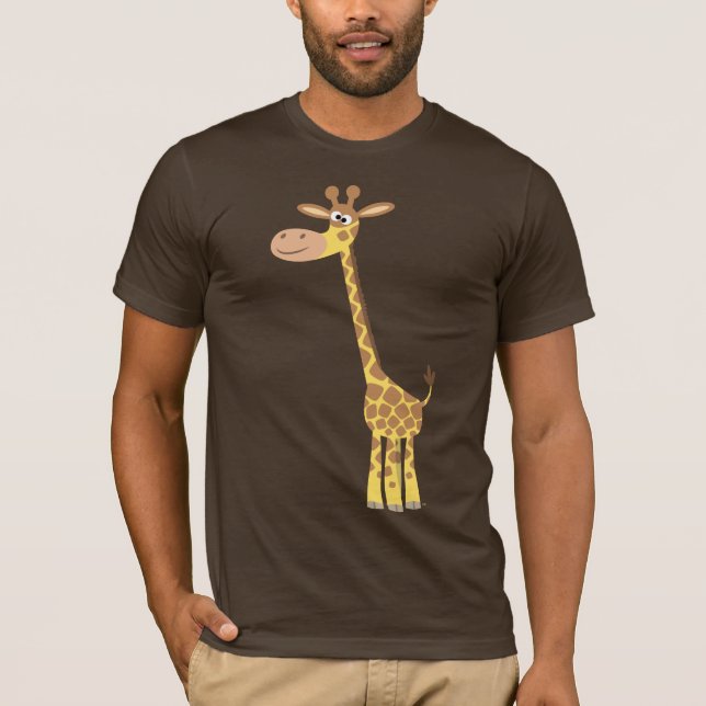 T-shirt girafe de dessin animé (Devant)