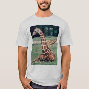 T-shirt Girafe de LazyDay - cendre