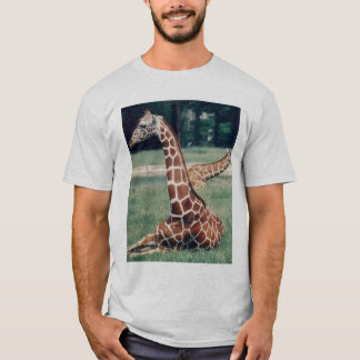 T-shirt Girafe de LazyDay - cendre