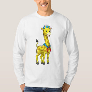 T-shirt Girafe en voile avec casquette de voile