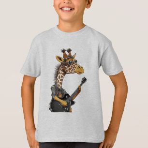 T-shirt girafe enfant cool et branché - Cadeau de
