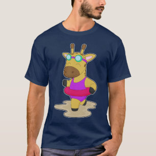 T-shirt Girafe Gonflable pour nager Jouet gonflable d'été