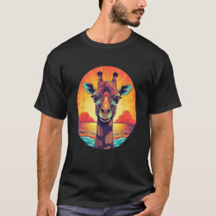 T-shirt Girafe Mignonne Hommes Femmes Enfants 26