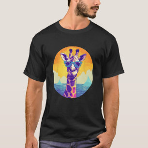 T-shirt Girafe Mignonne Hommes Femmes Enfants 6