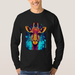 T-shirt Girafe Mignonne Hommes Femmes Enfants 9