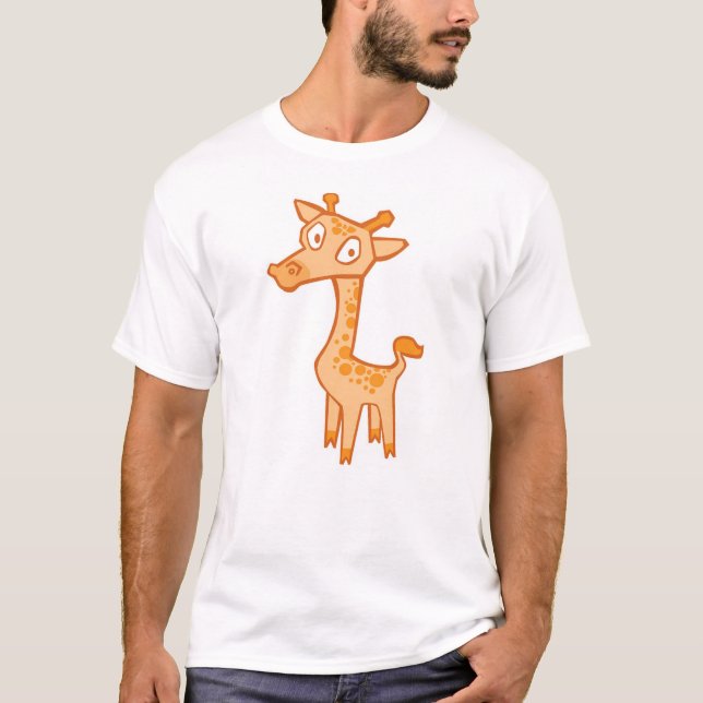 T-shirt Girafe - orange (Devant)