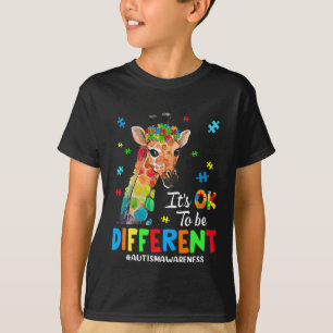 T-shirt Girafe Sensibilisation Autisme Femme Enfant C'est